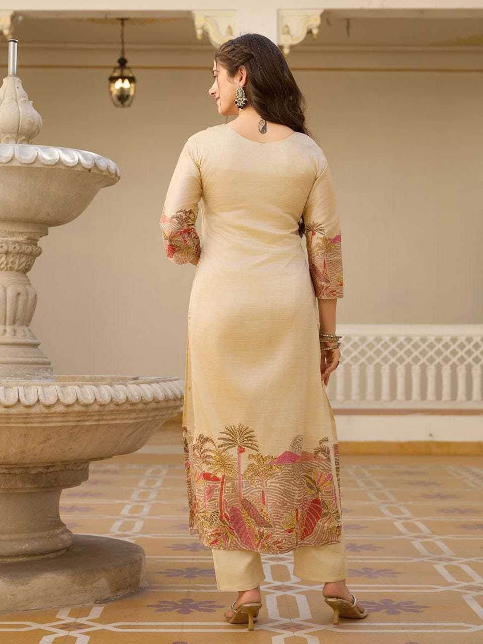 Assam Silk Embroidery Suit - MYLUXURY LANE ENTERPRISE